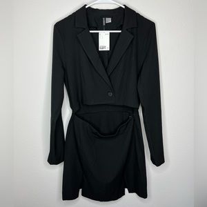 Blazer Dress with Cut Out